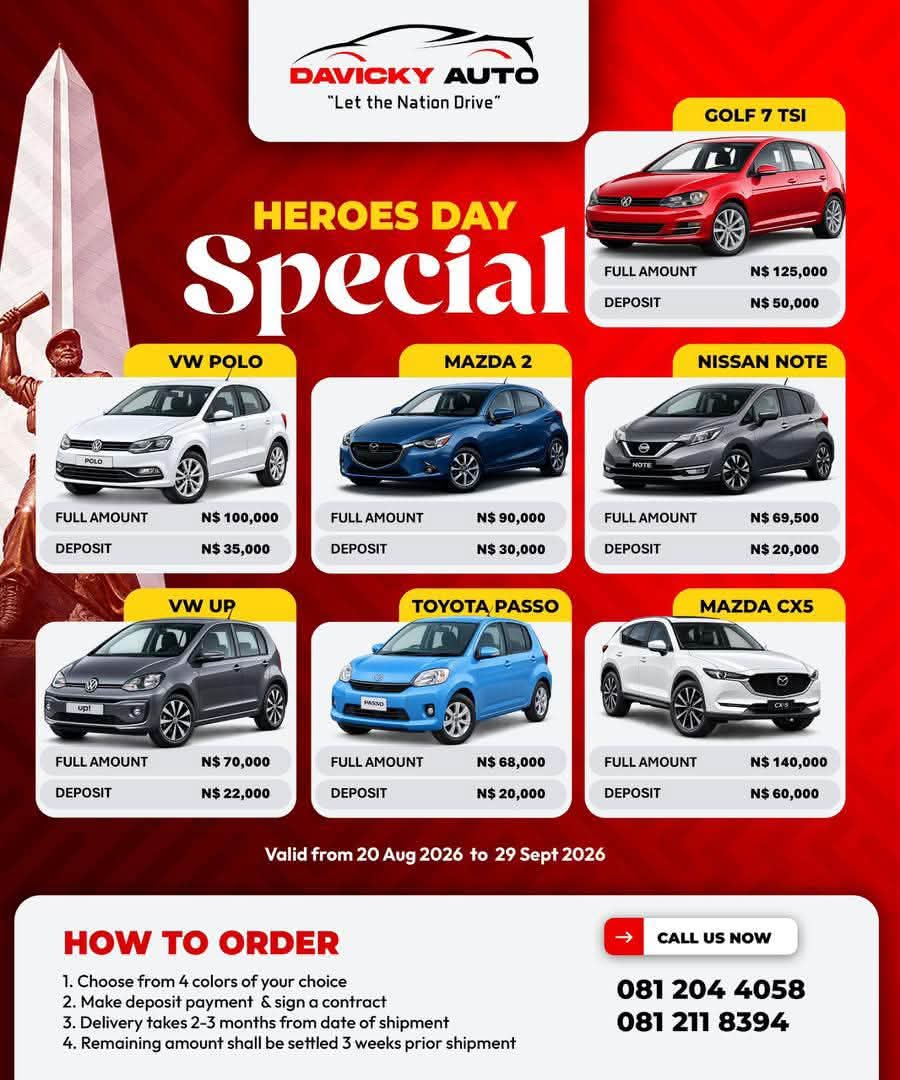 Davicky vehicle specials